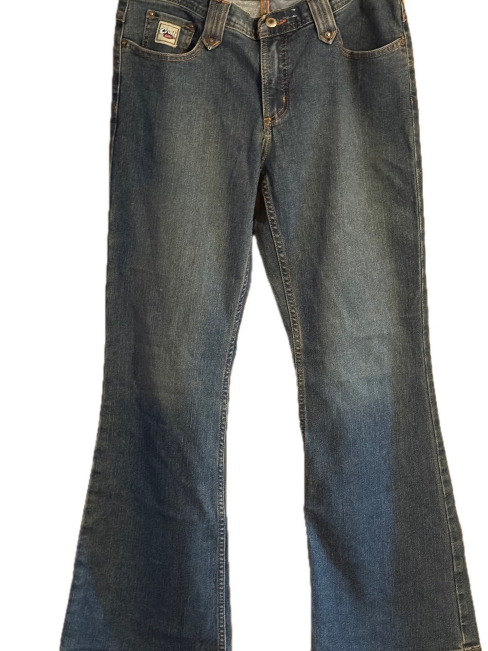 Vintage Cruel Girl Dark Blue Low Rise Flare Jeans 13R